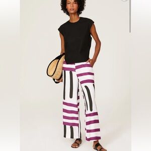Mossi Printed Wide Leg Pants (flaw)